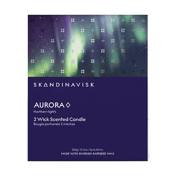 Aurora świeca zapachowa - 350 g, 2 knoty - Skandinavisk