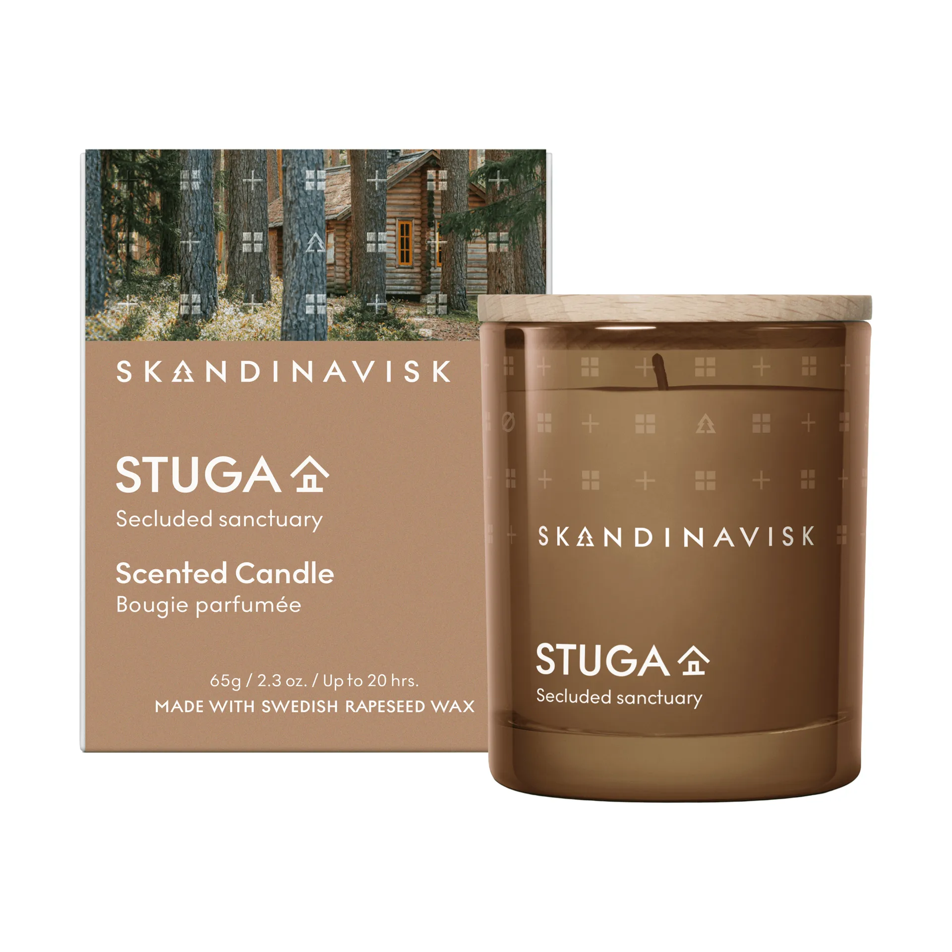 Stuga świeca zapachowa, 65 g Skandinavisk