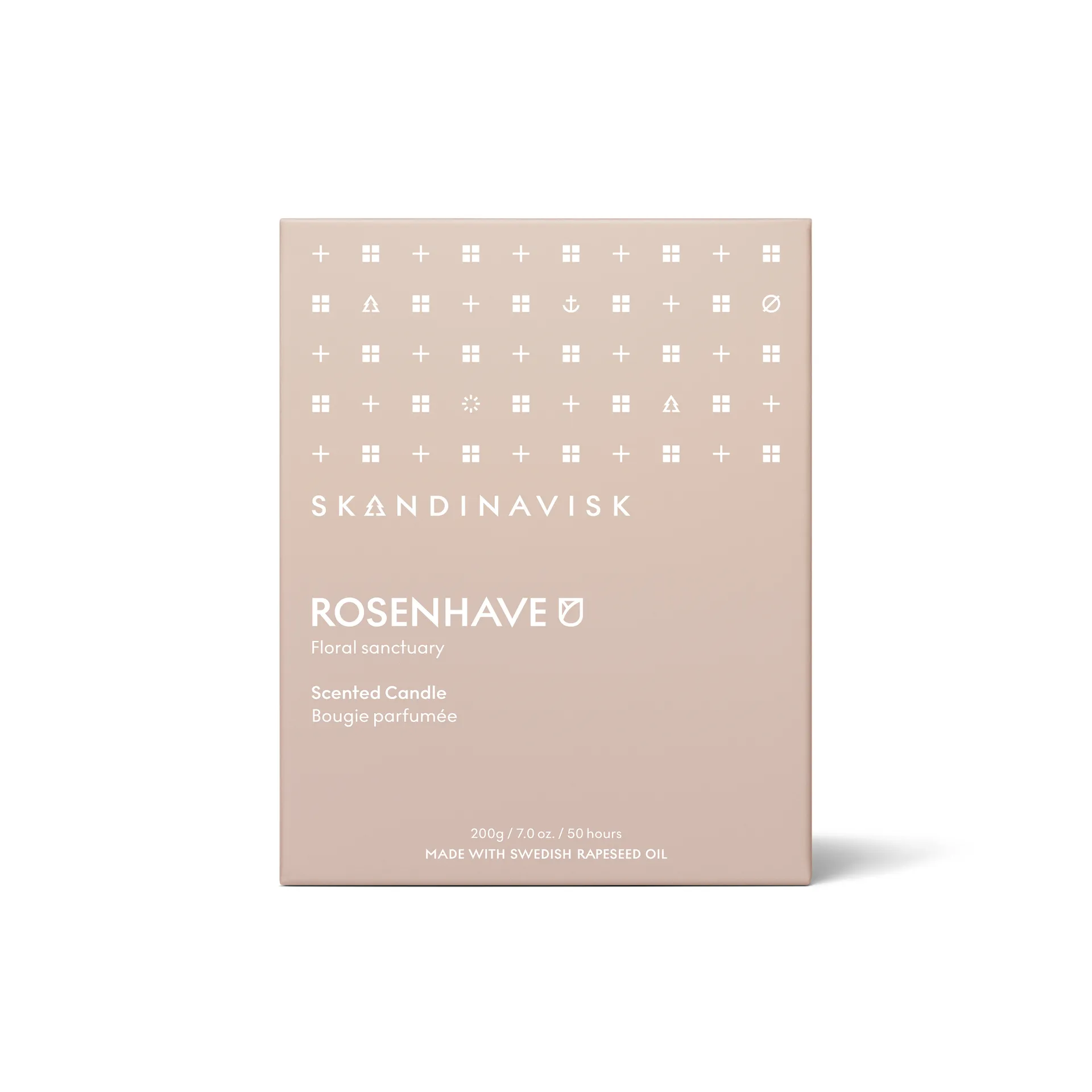 Świeca zapachowa Rosenhave z pokrywką, 200 g Skandinavisk