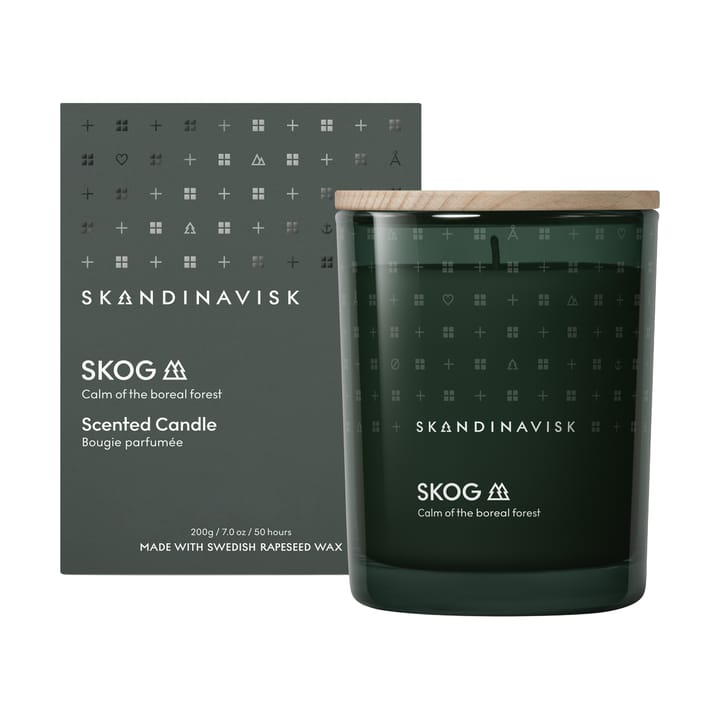 Świeca zapachowa Skog z pokrywą, 200 g Skandinavisk