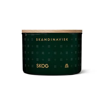 Świeca zapachowa Skog z pokrywą - 90 g - Skandinavisk