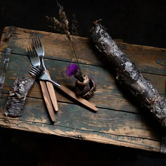 Widelec Skaugum 6-pak Ecco Teak Skaugum of Norway