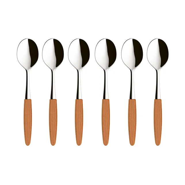 Łyżka deserowa Skaugum 6-pak Ecco Teak,  Skaugum of Norway