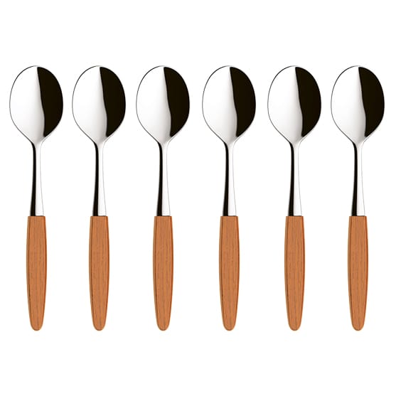 Łyżka deserowa Skaugum 6-pak - Ecco Teak - Skaugum of Norway