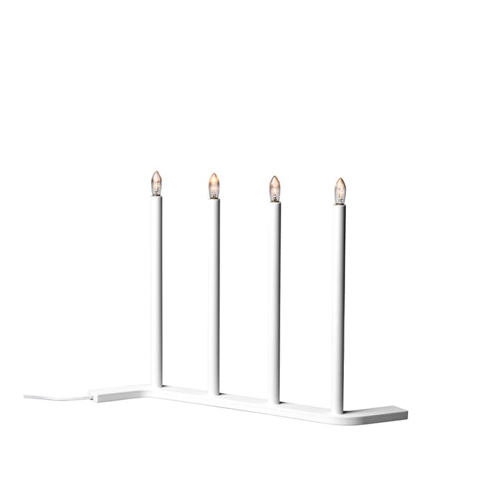 Advent RE świecznik adwentowy, biały, 4 świece  SMD Design