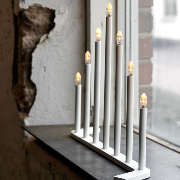 Advent RE świecznik adwentowy, biały, 7 świece  SMD Design