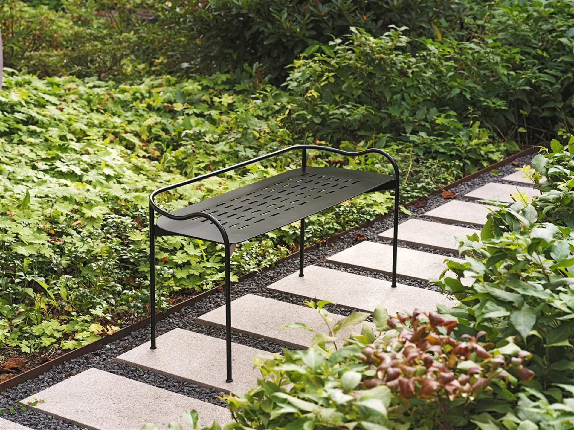 Ławka Bubble Outdoor, Czarny SMD Design