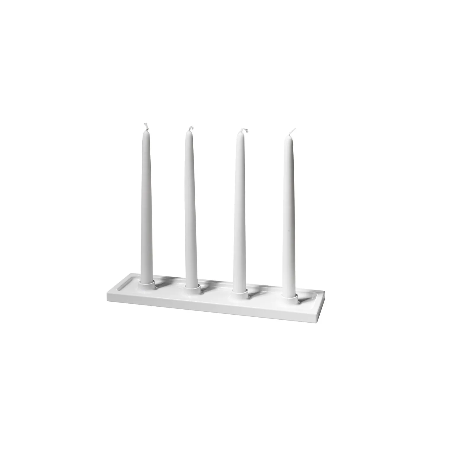 Crater świecznik adwentowy, Biały, 4 świece SMD Design