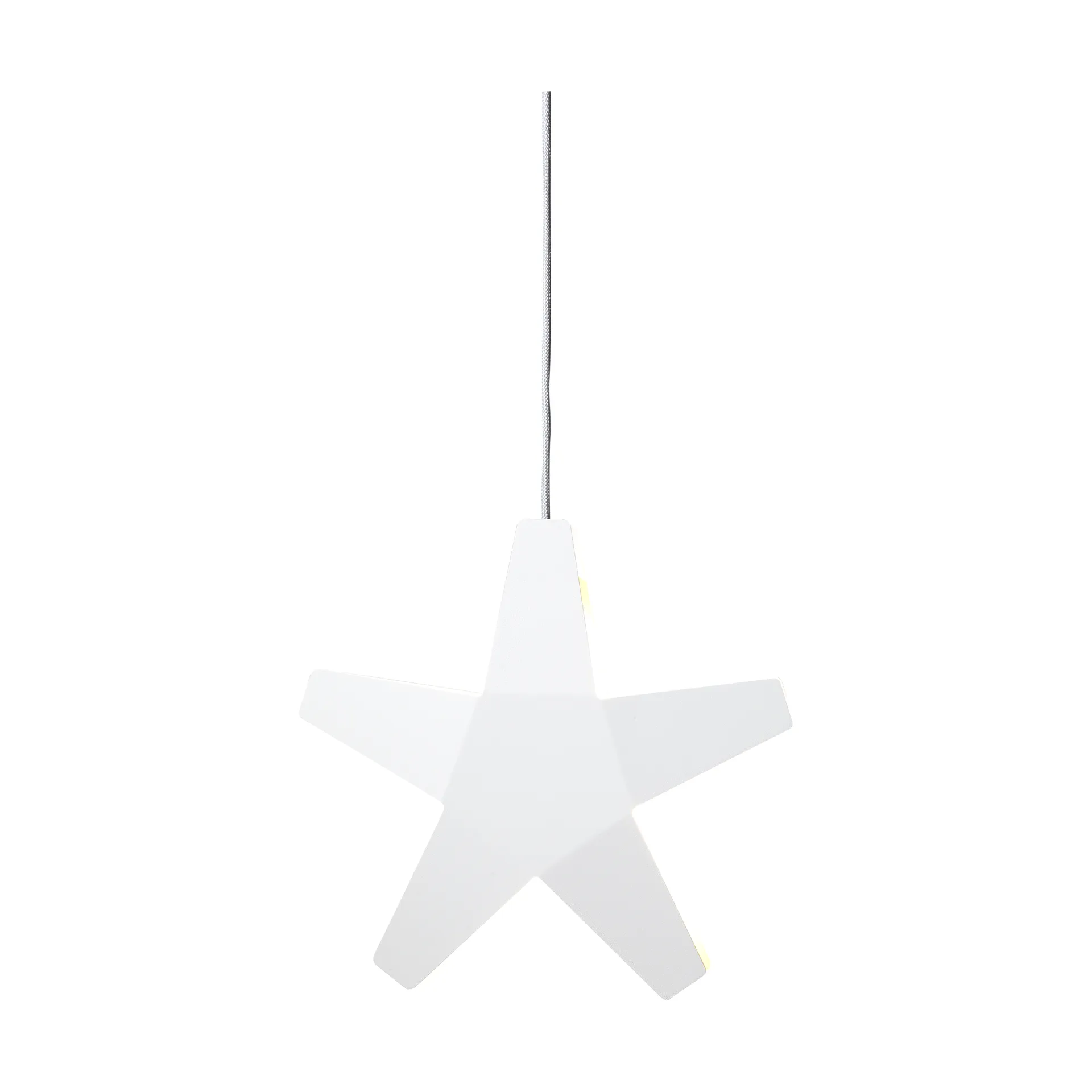 Gwiazda Adwentowa Adventsstjärna, Biały-szary przewód, 60 cm SMD Design