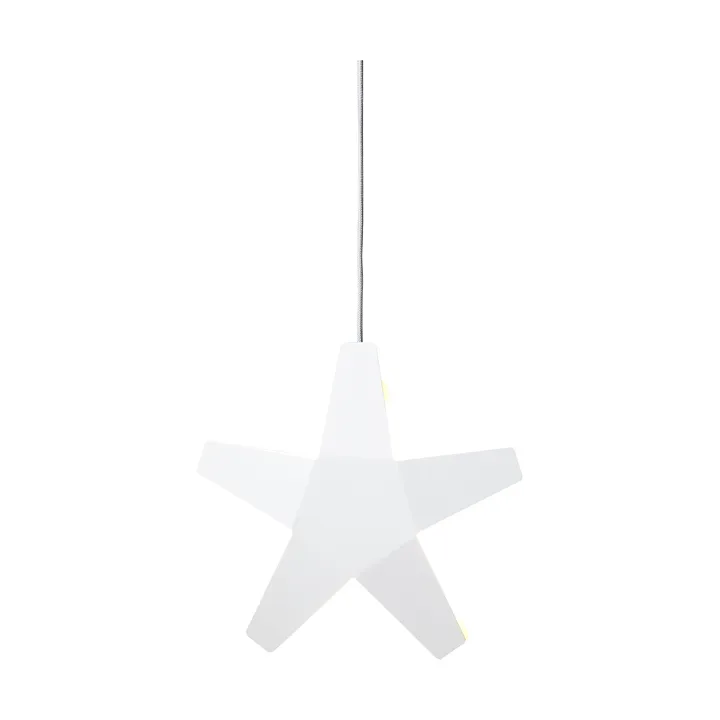 Gwiazda Adwentowa Adventsstjärna - Biały-szary przewód, 60 cm - SMD Design