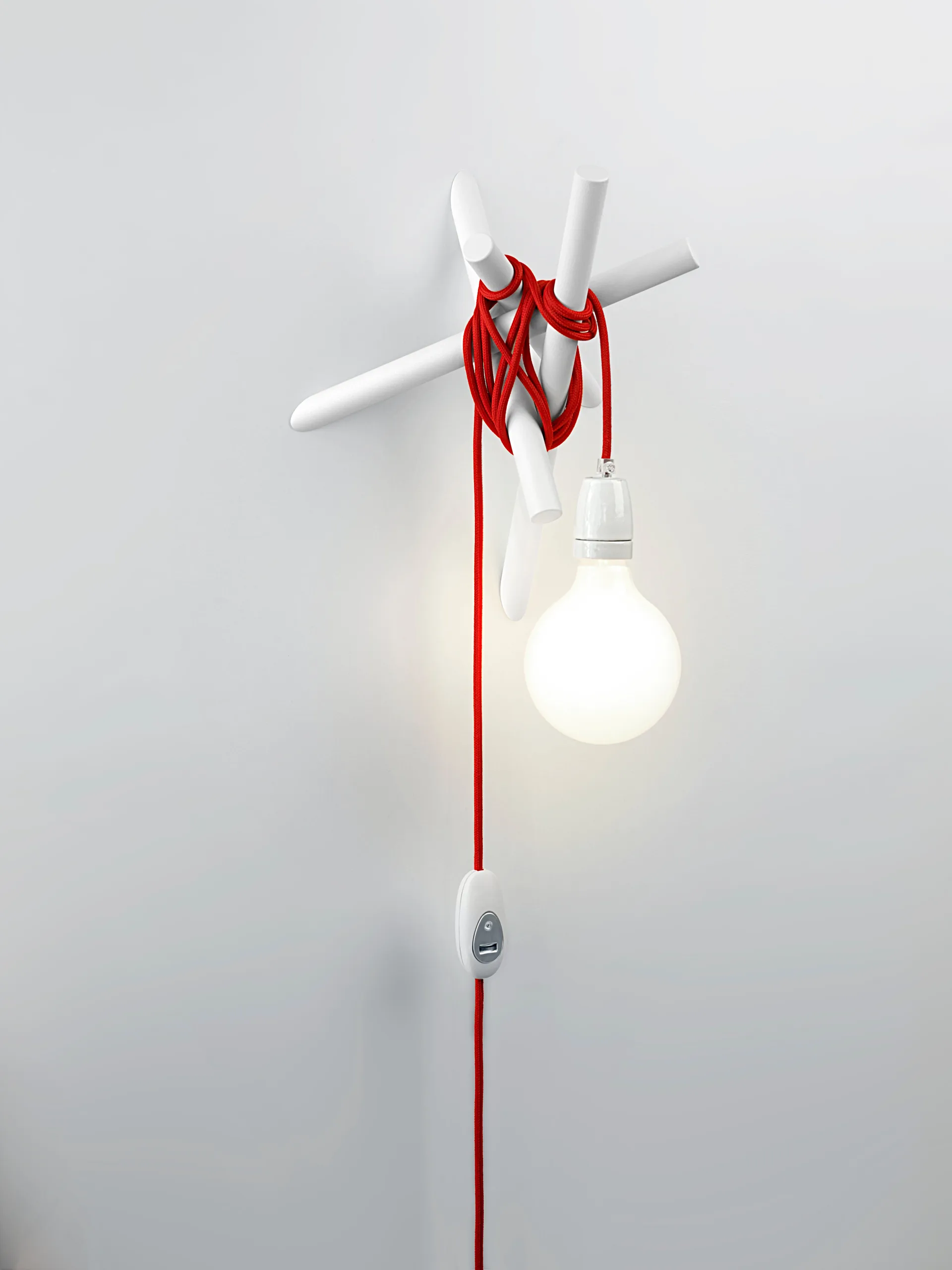 Hayman wieszak, szary SMD Design