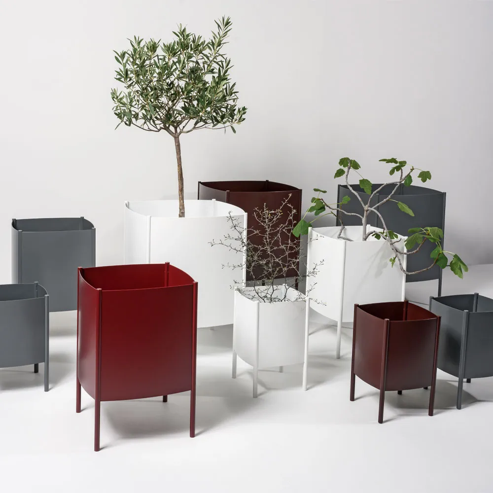 Konwex Pot doniczka, Biała, duża Ø47 cm SMD Design