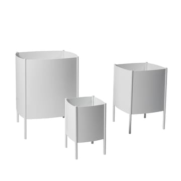 Konwex Pot doniczka - Biały, mały Ø23 cm - SMD Design