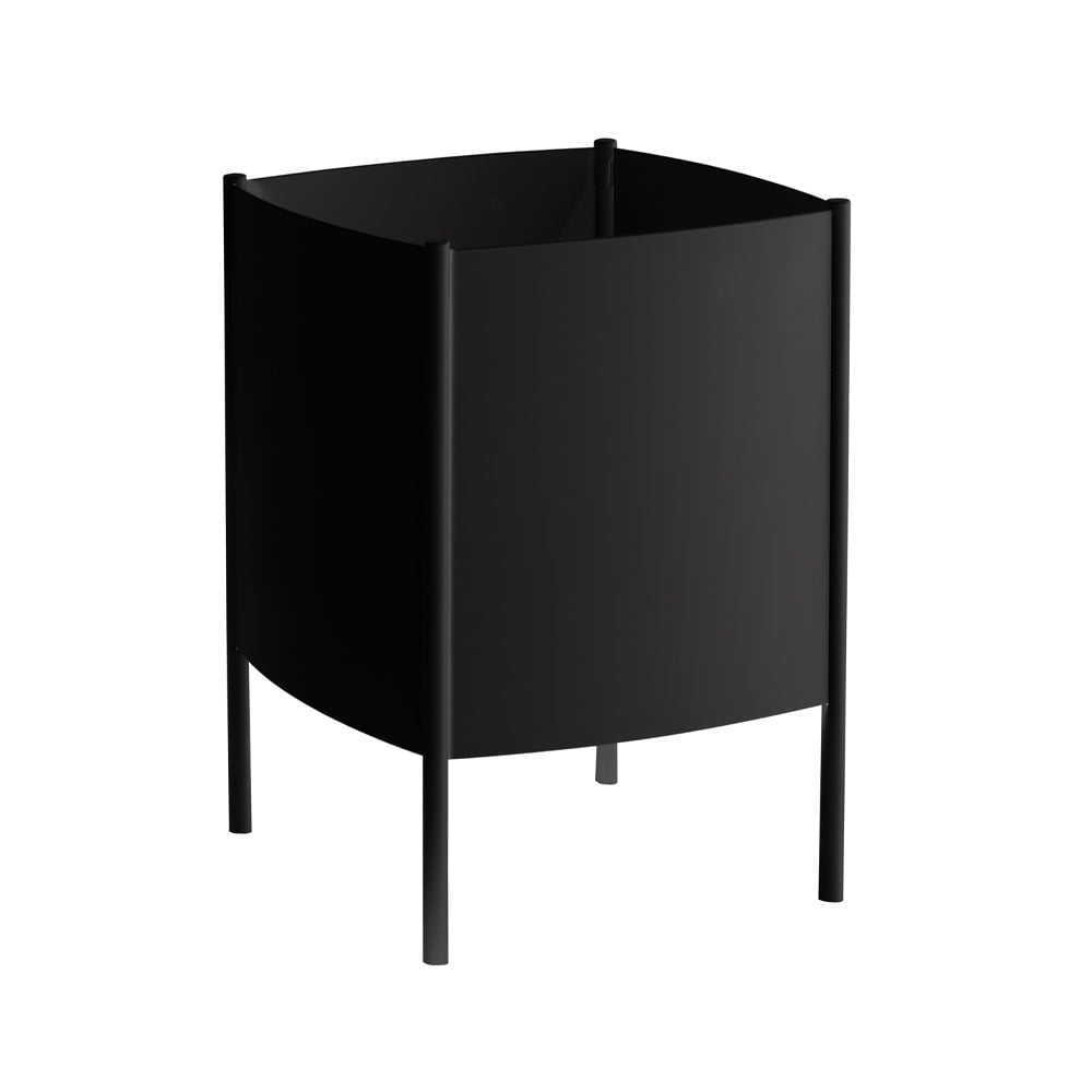 SMD Design Konwex Pot doniczka Czarna, duża Ø47 cm | Skandynawski Design | Doniczki | Czarny