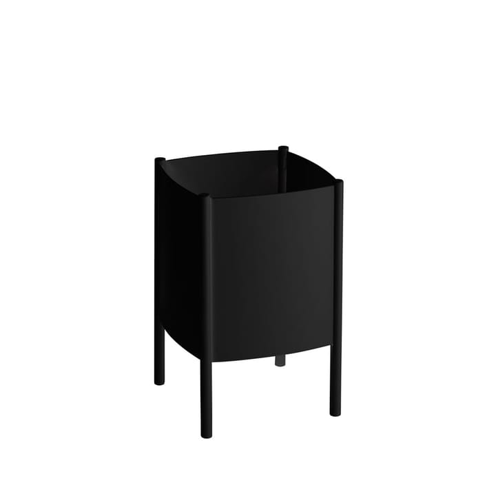 Konwex Pot doniczka - czarna, mała Ø23 cm - SMD Design