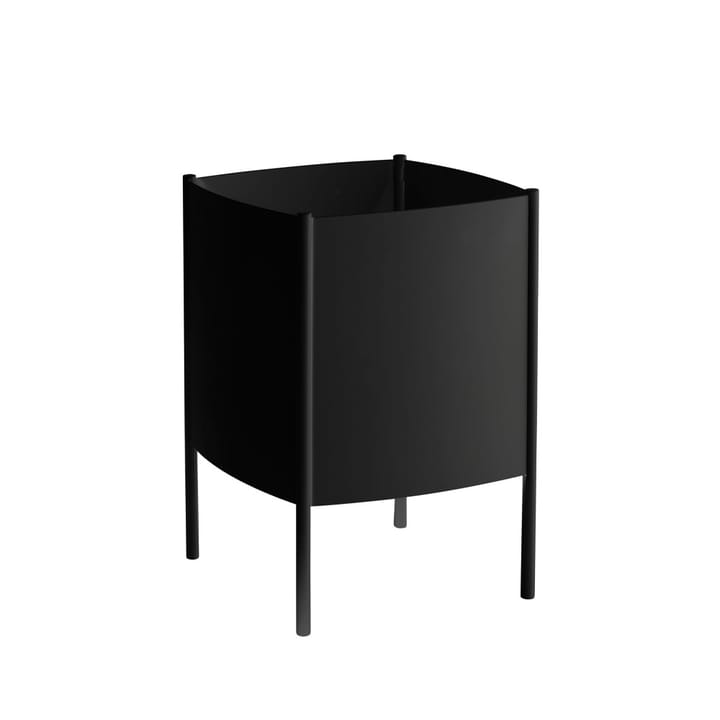Konwex Pot doniczka - Czarna, średnia Ø34 cm - SMD Design
