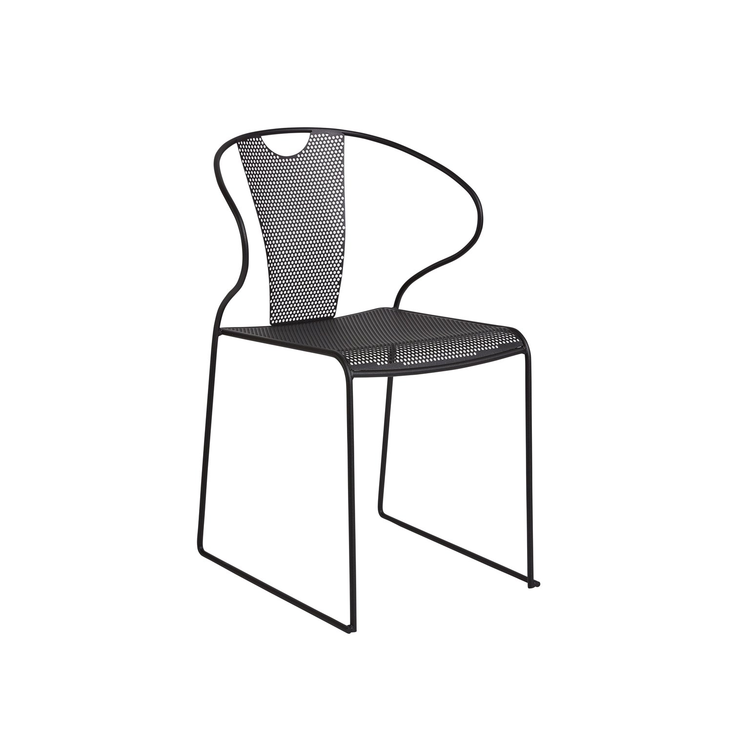 SMD Design Krzesło Piazza Antracyt | Skandynawski Design | Krzesła ogrodowe | Szary