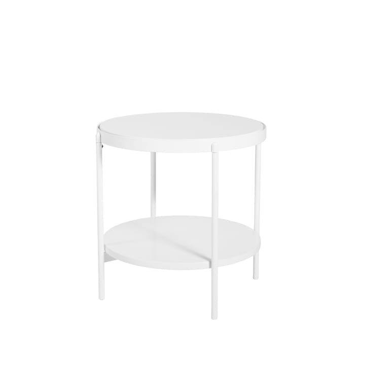 Lene stolik boczny - biały, niski, mdf - SMD Design