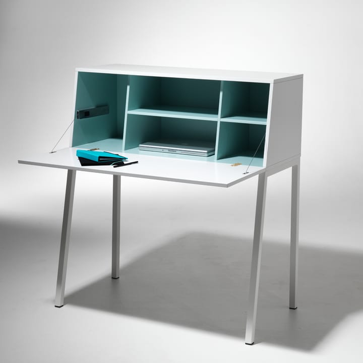 Mormor biurko - biały lakier, biały lakier - SMD Design
