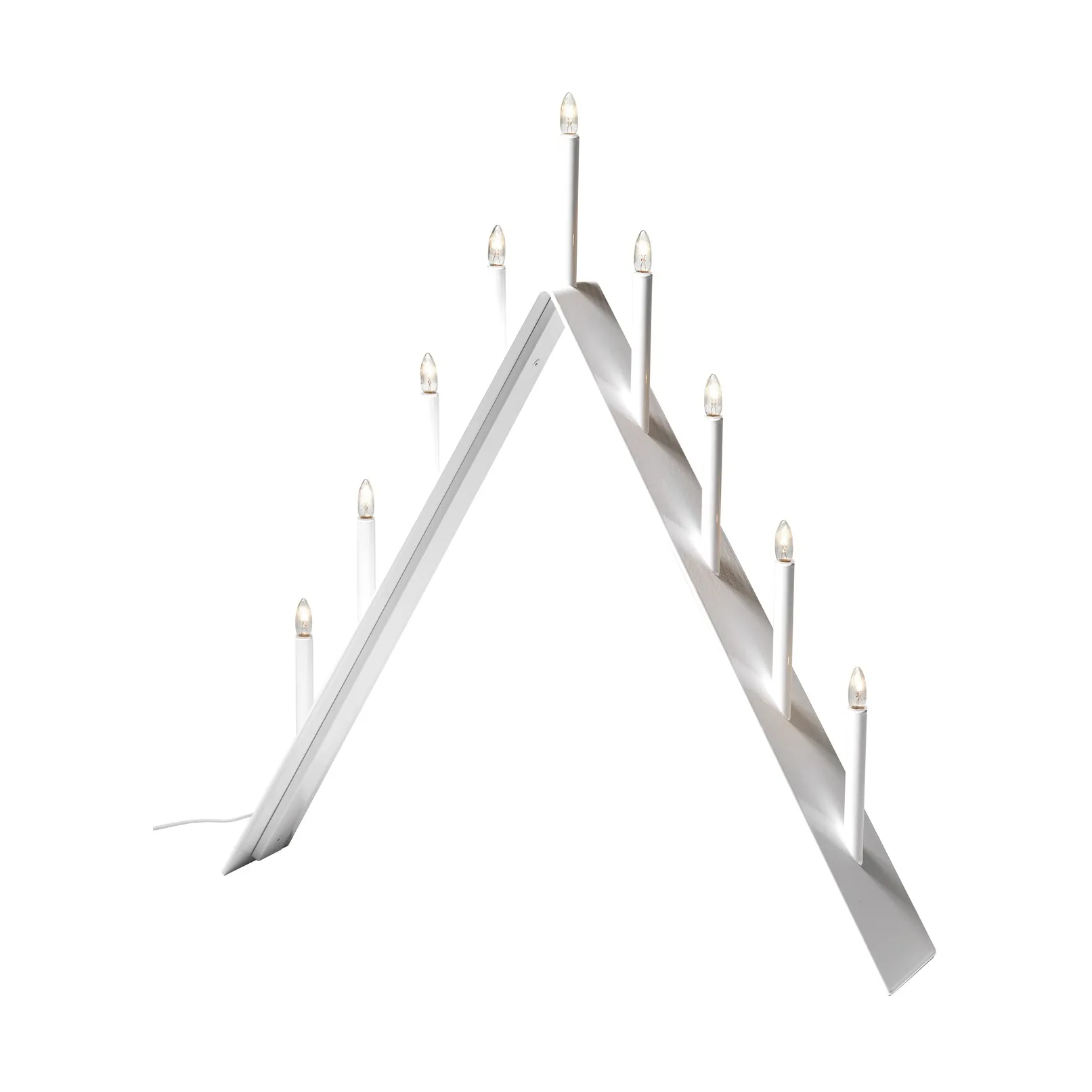 Spica 9 świecznik adwentowy, biały, led SMD Design