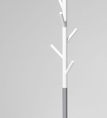 Sticks wieszak na ubrania - podłoga - biały-srebro - SMD Design