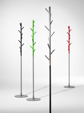 Sticks wieszak na ubrania - podłoga - Zielony-srebro - SMD Design