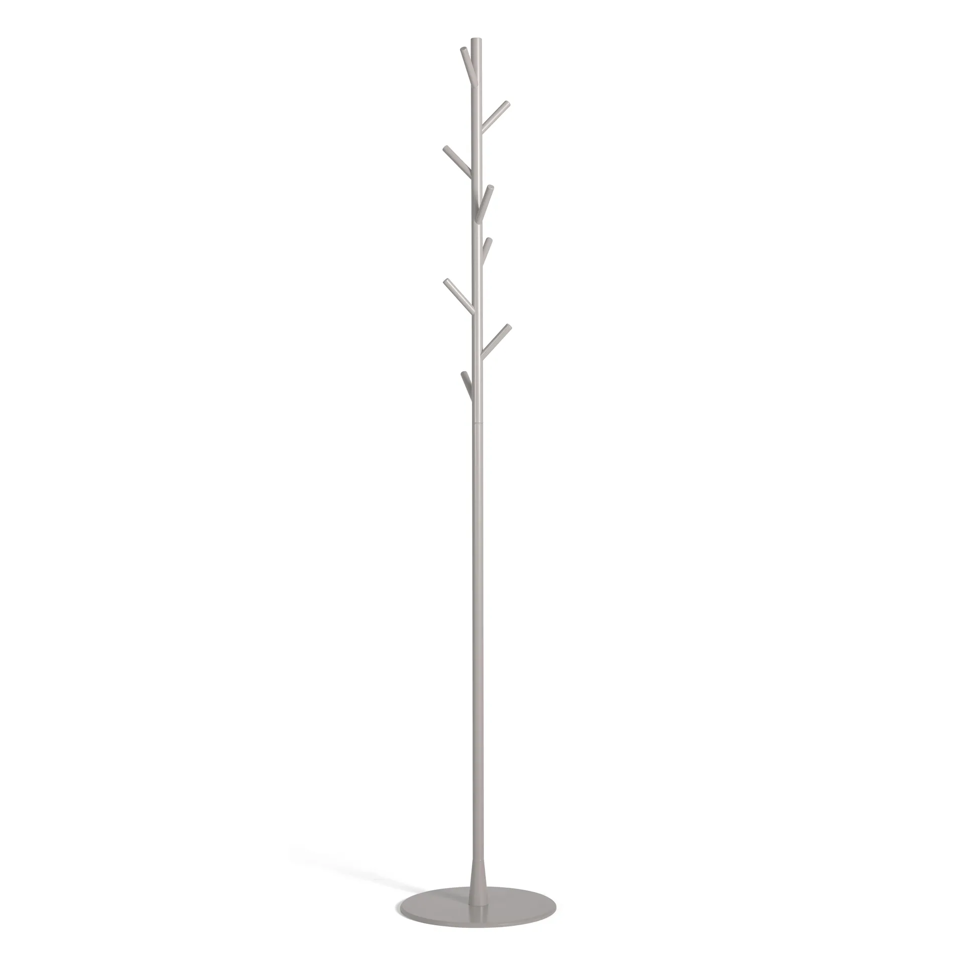 Sticks wieszak podłogowy na ubrania , miękka kretowa szarość SMD Design
