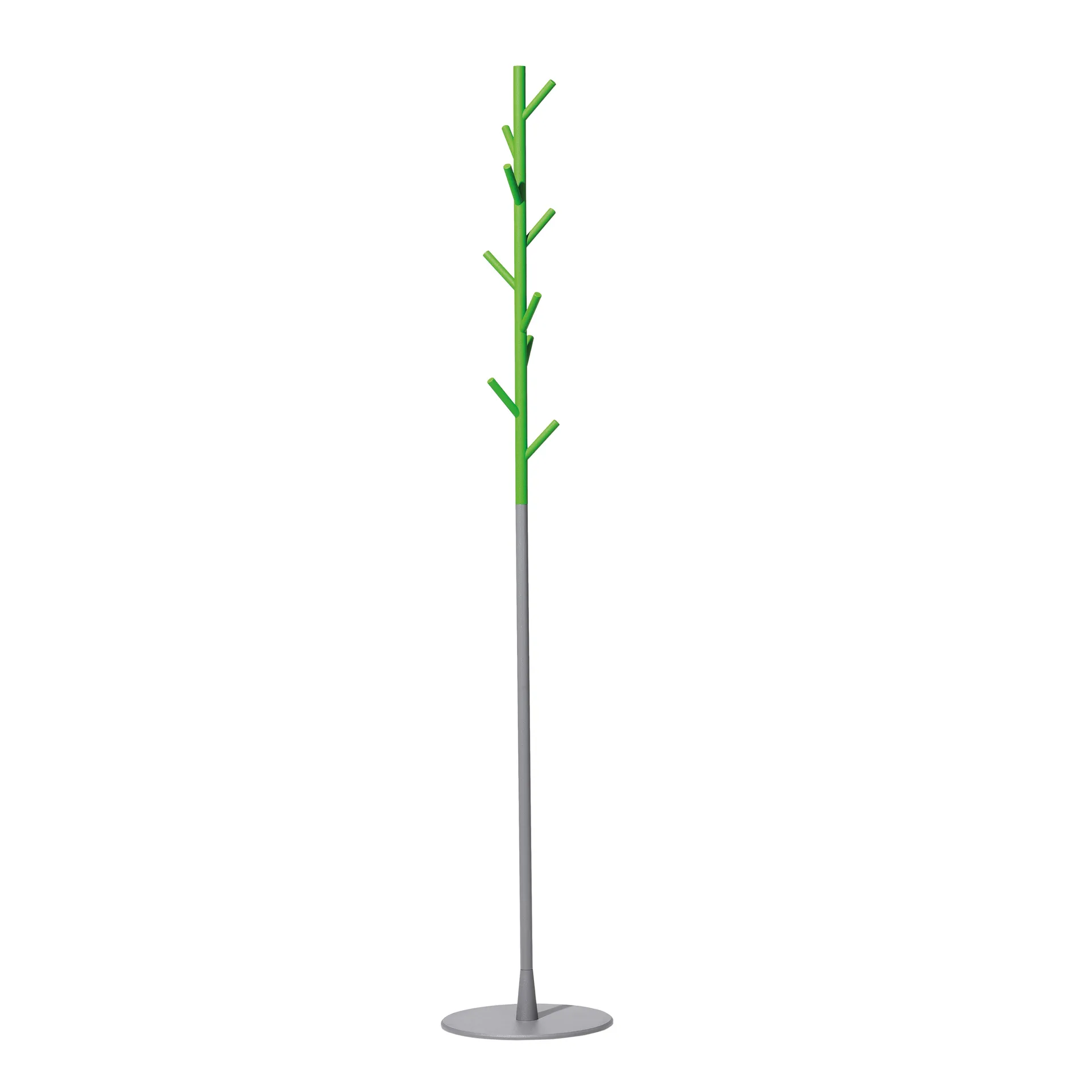 Sticks wieszak podłogowy na ubrania , Zielony-srebro SMD Design