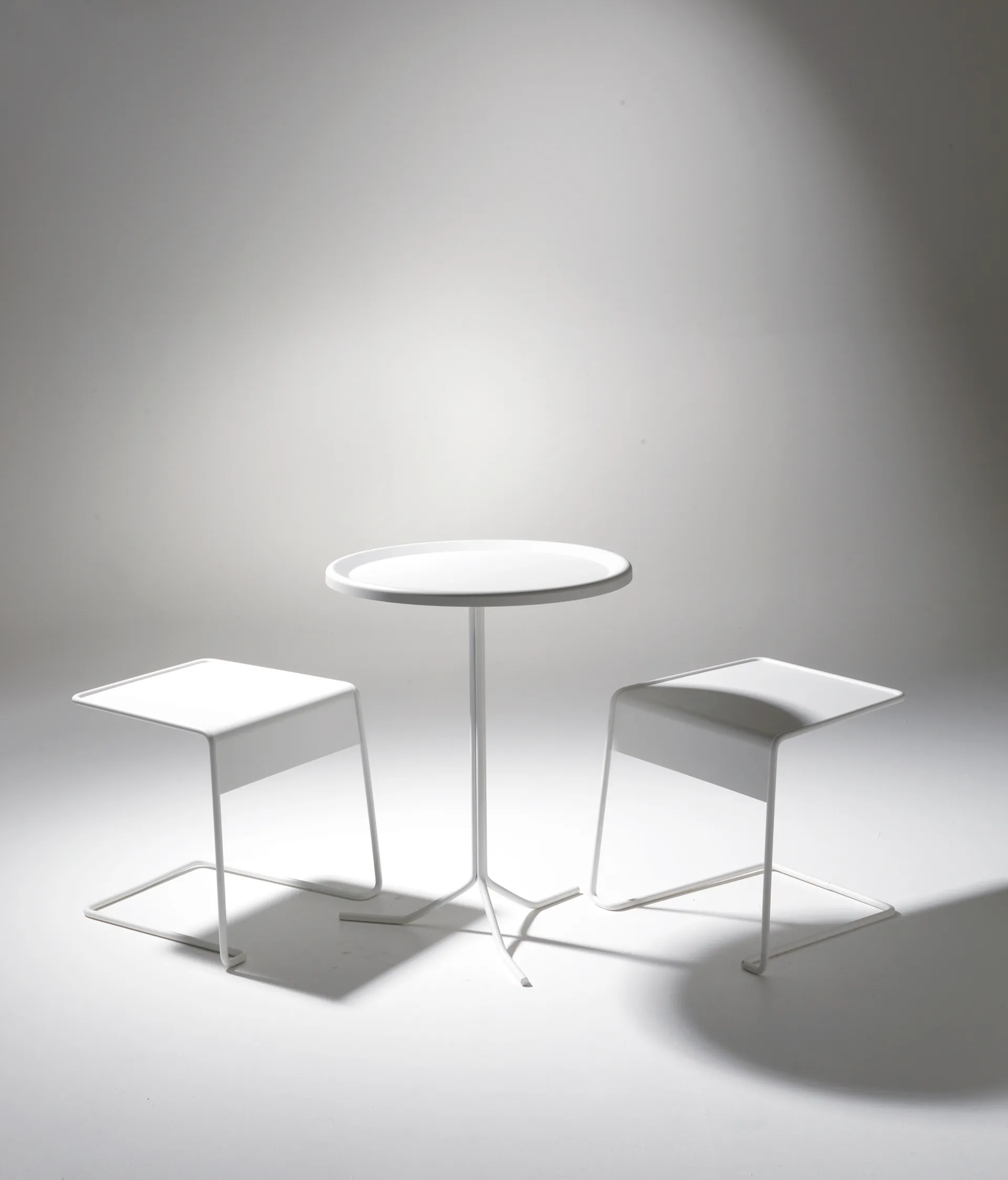 Stołek Bong, Biały SMD Design