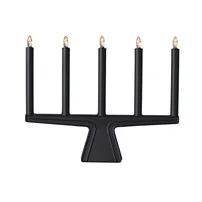 Świecznik adwentowy Stella 5 41 cm - Czarny - SMD Design