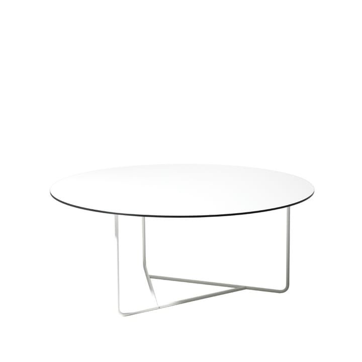 Tellus stolik kawowy - biały, biały stojak, h41 d100 - SMD Design