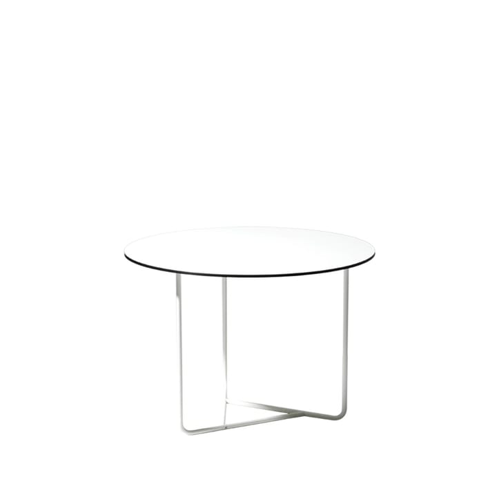 Tellus stolik kawowy - biały, biały stojak, h44 d64 - SMD Design