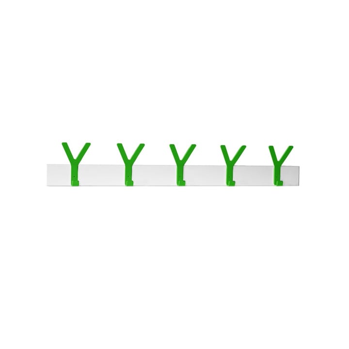 Y Kroklist - biały, 5 zielonych haczyków - SMD Design