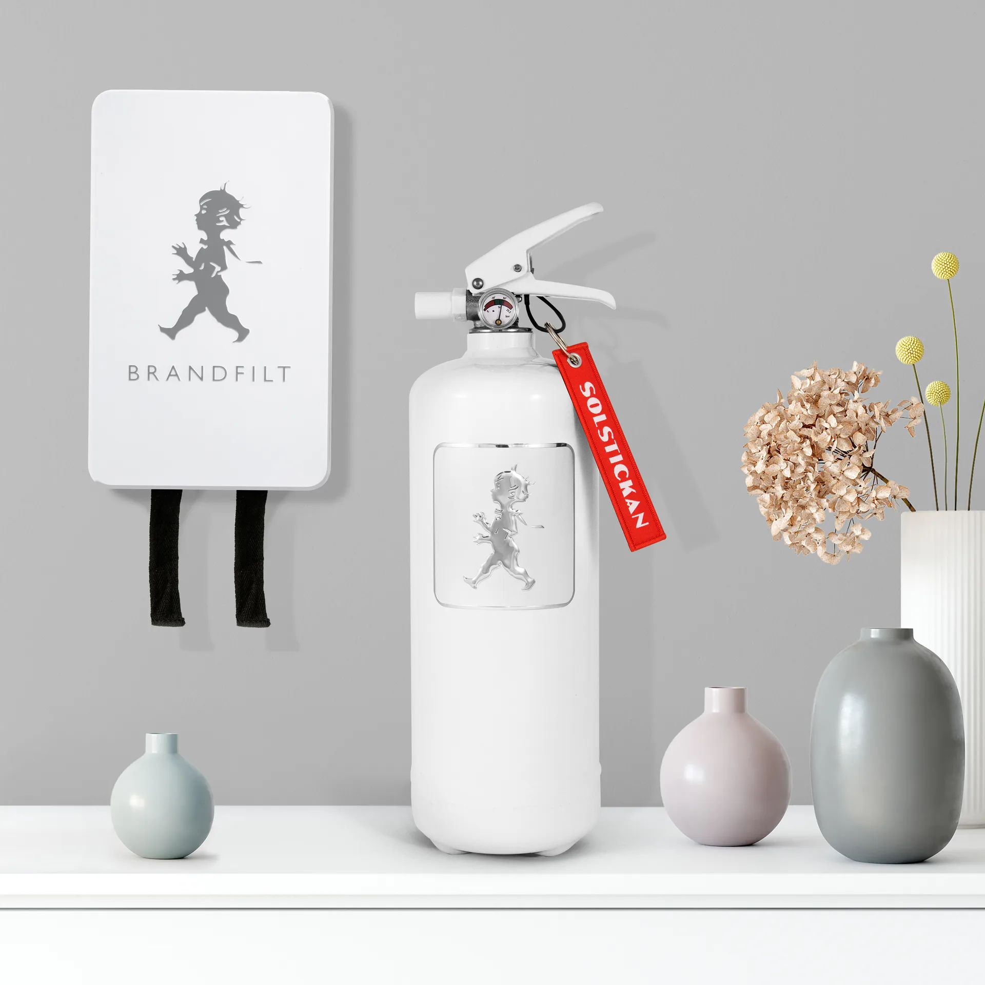 Gaśnica Solstickan 2 kg, Biały-srebrny Solstickan Design