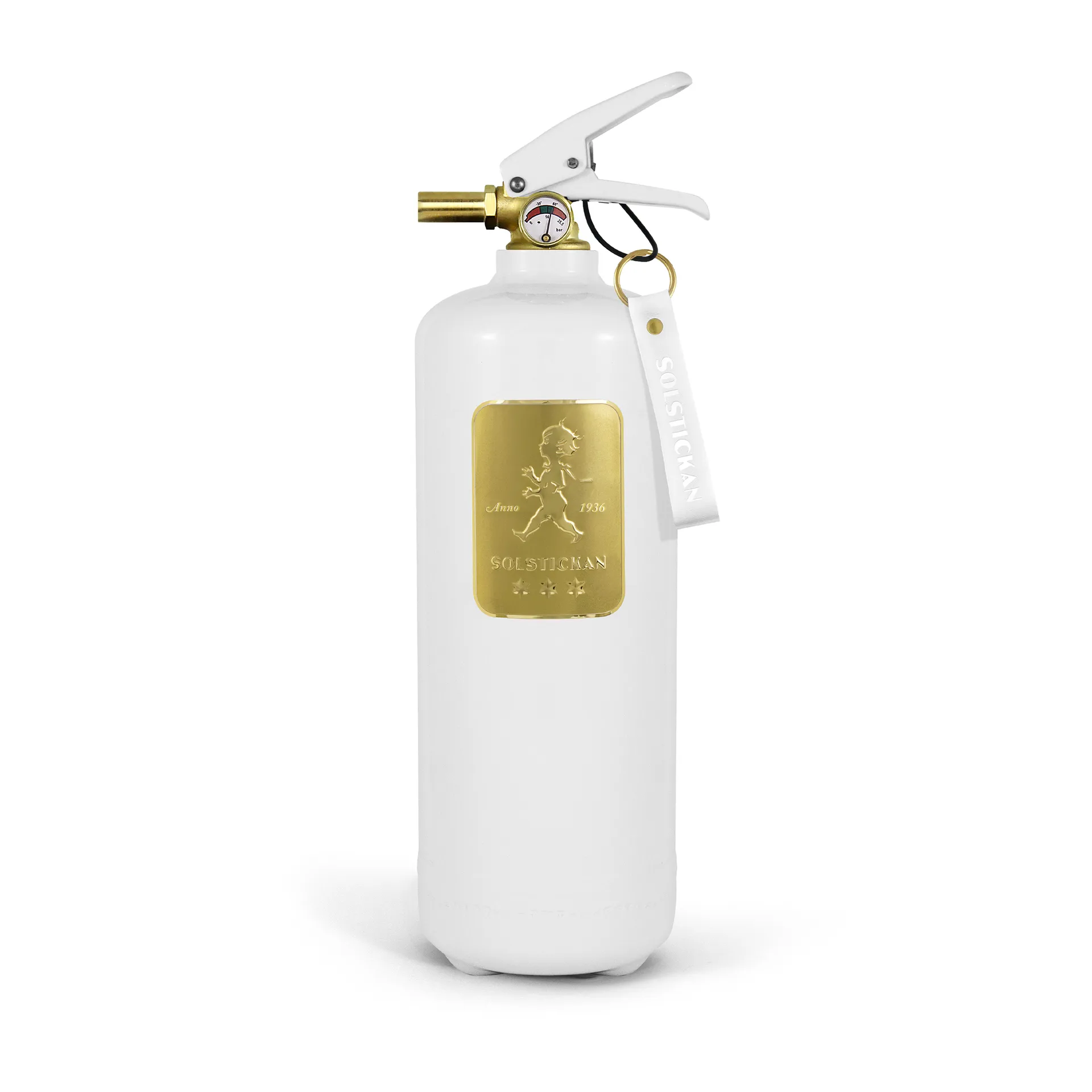 Gaśnica Solstickan 2 kg, Biały-złoty Solstickan Design