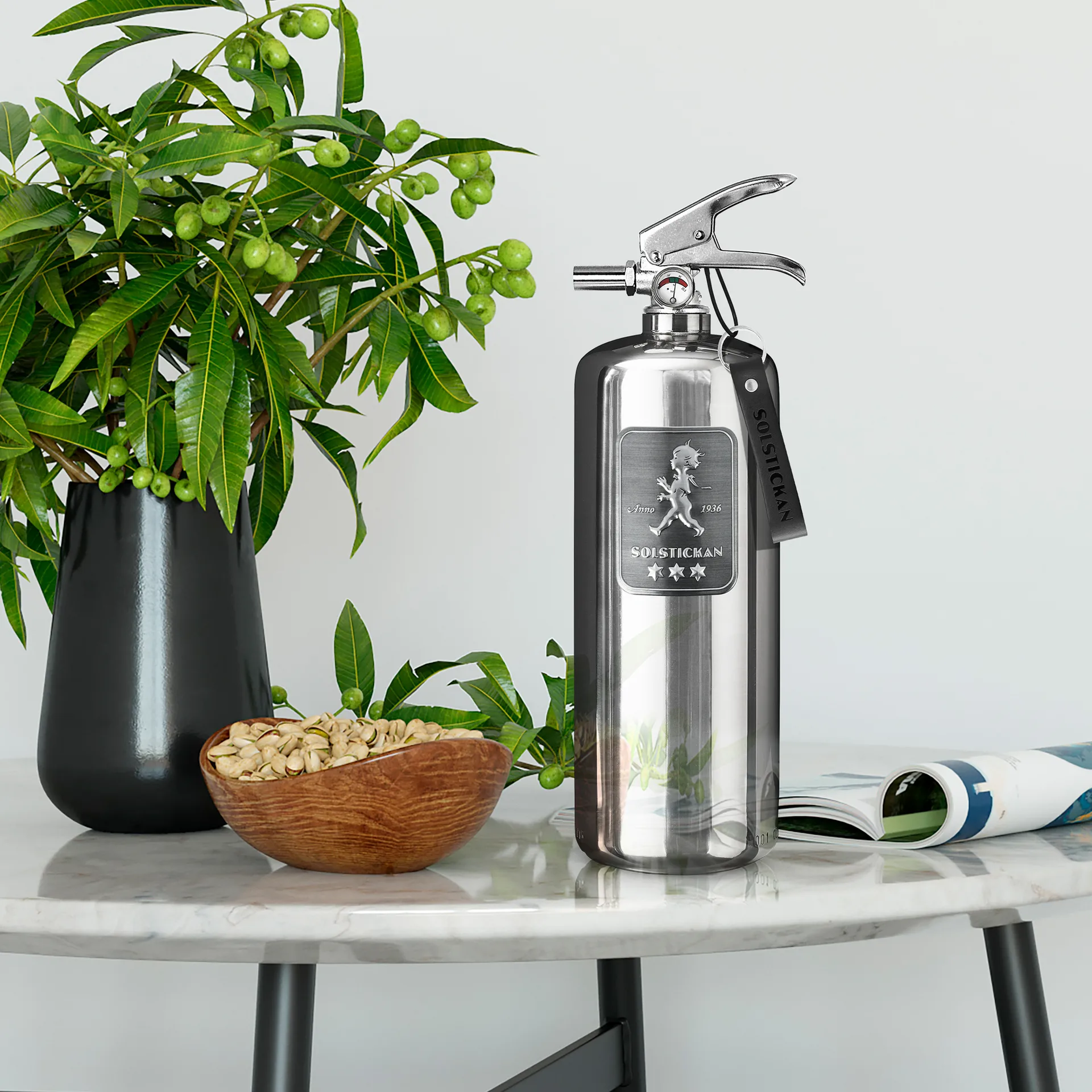 Gaśnica Solstickan 2 kg, Stal Design Edition Solstickan Design