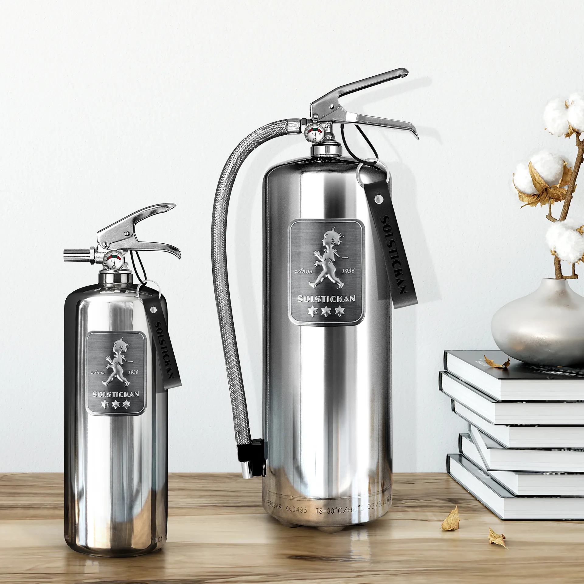 Gaśnica Solstickan 2 kg, Stal Design Edition Solstickan Design