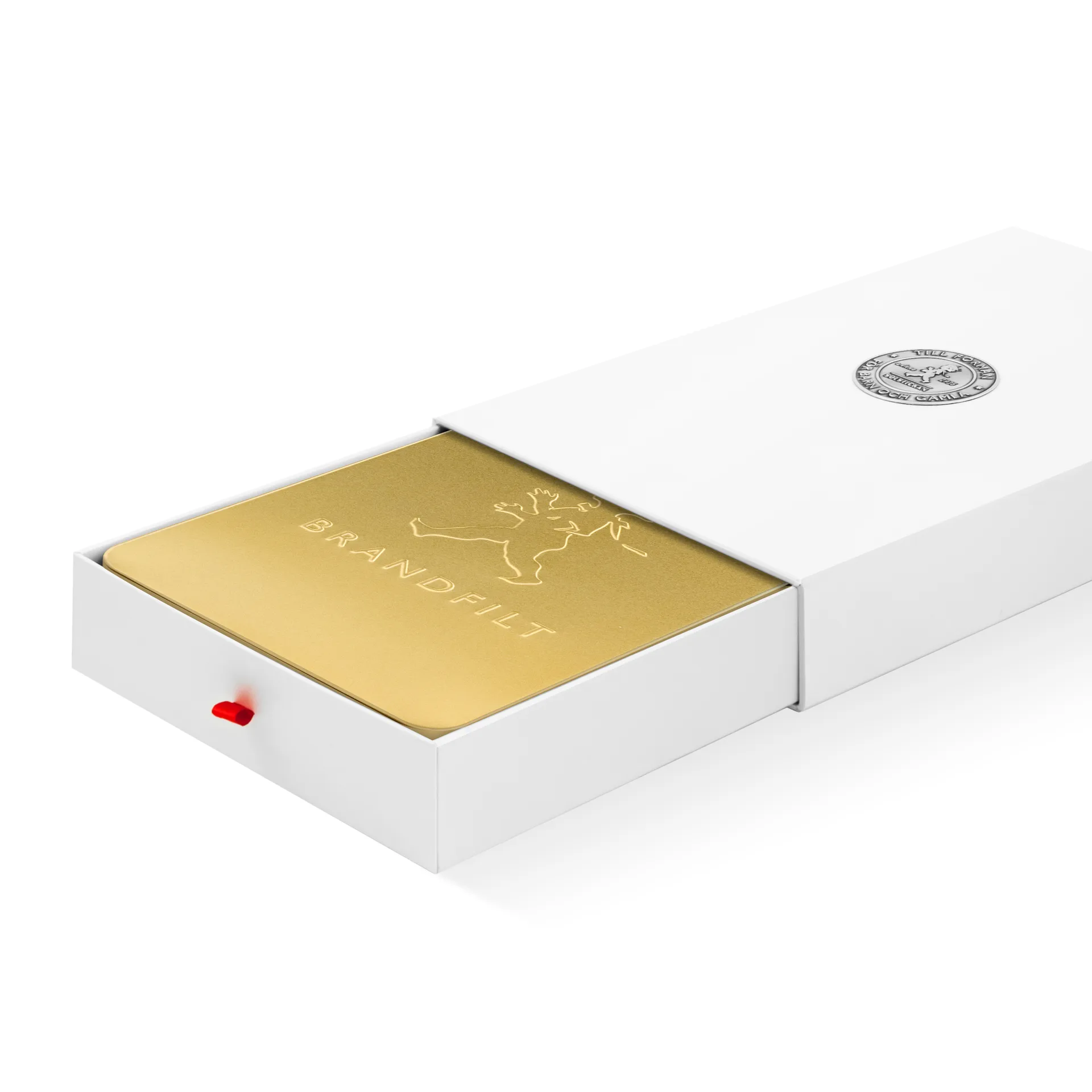 Koc gaśniczy Solstickan 120x120 cm, Złoty matowy Solstickan Design