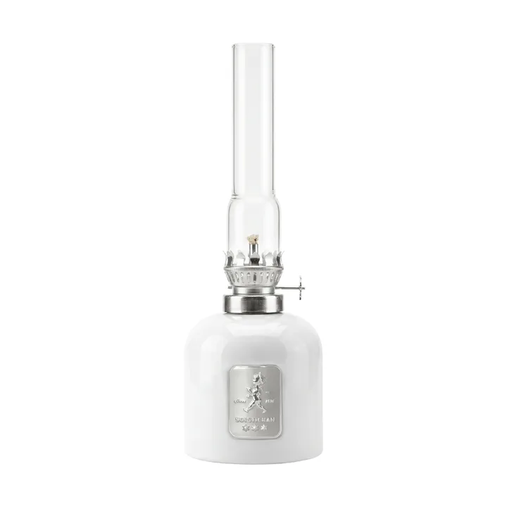 Lampa naftowa Solstickan - Biały, Ø8x24 cm - Solstickan Design