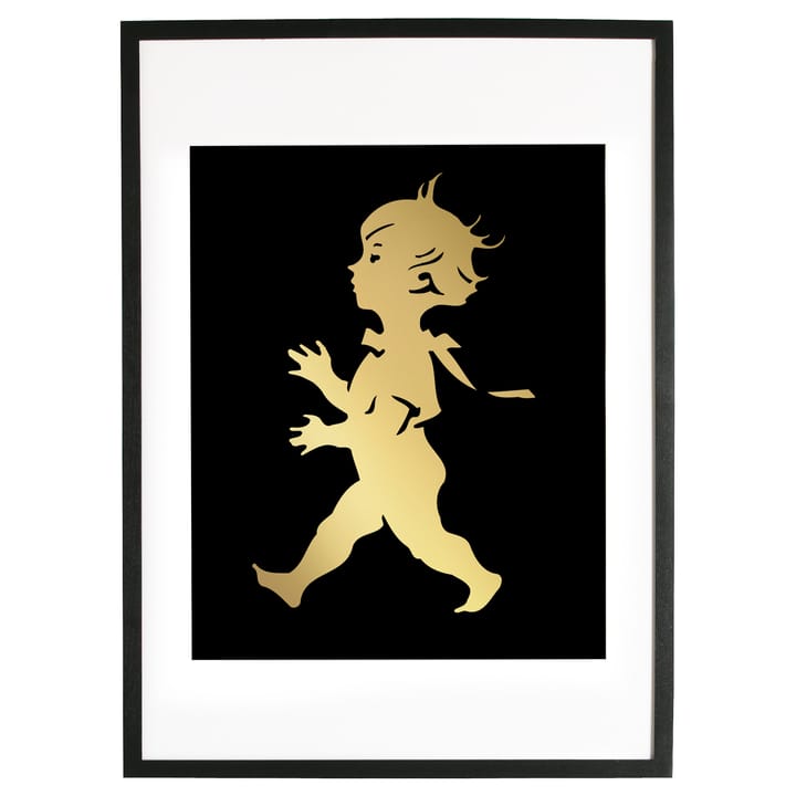 Plakat Solstickan 50x70 cm, Złoty-czarny Solstickan Design