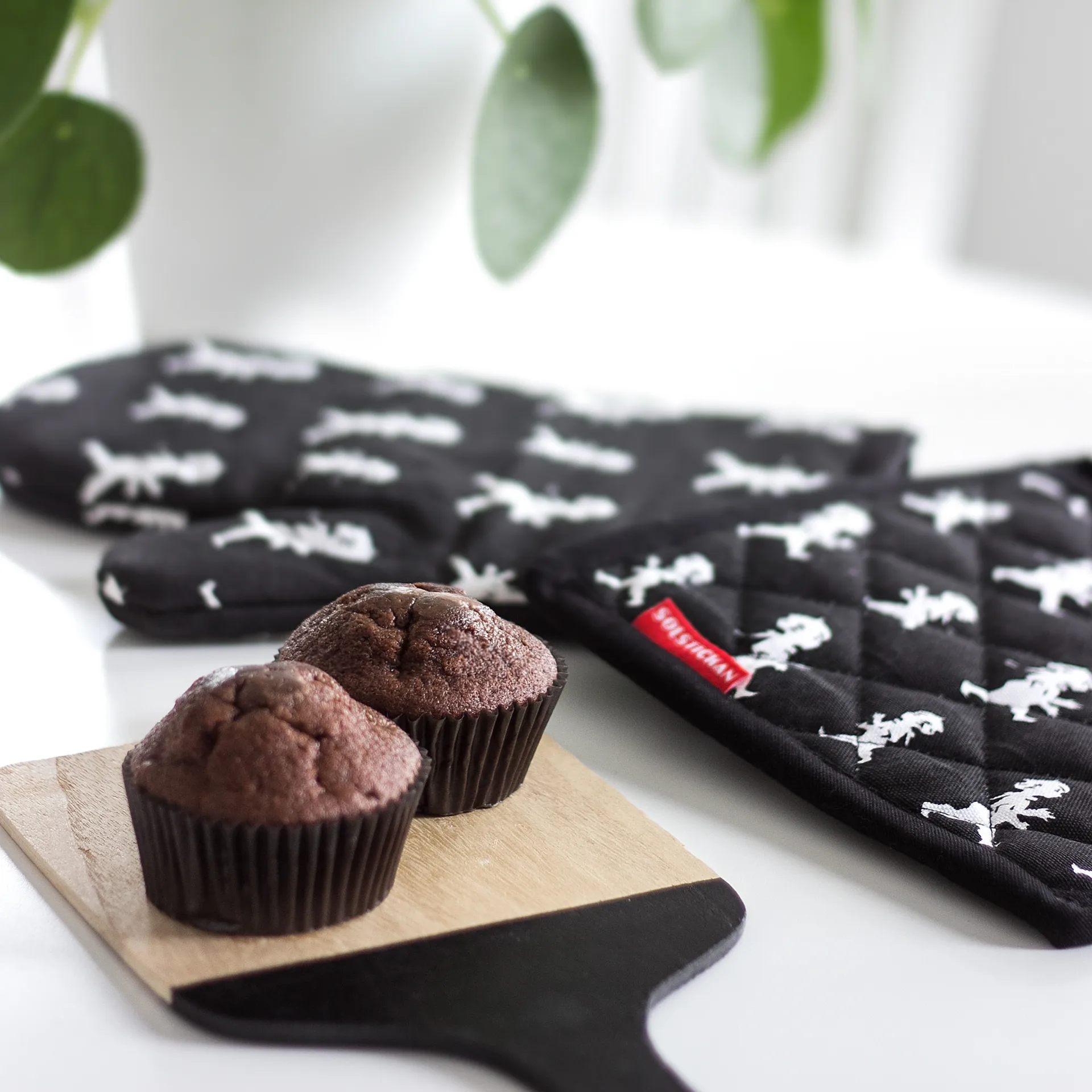 Podkładka pod gorące naczynia Solstickan 22x22cm, Czarny Solstickan Design