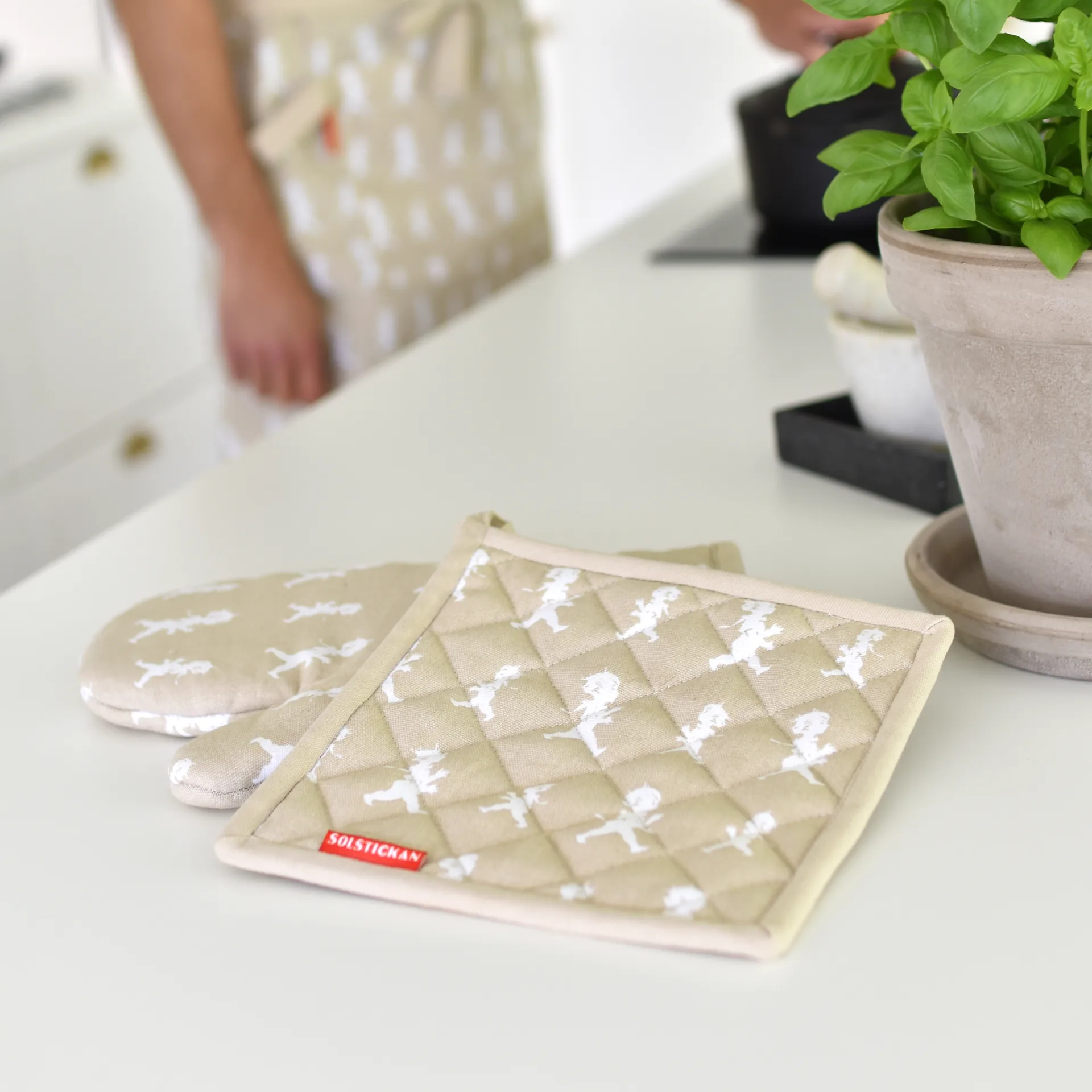 Podkładka pod gorące naczynia Solstickan 22x22cm, Sand Solstickan Design