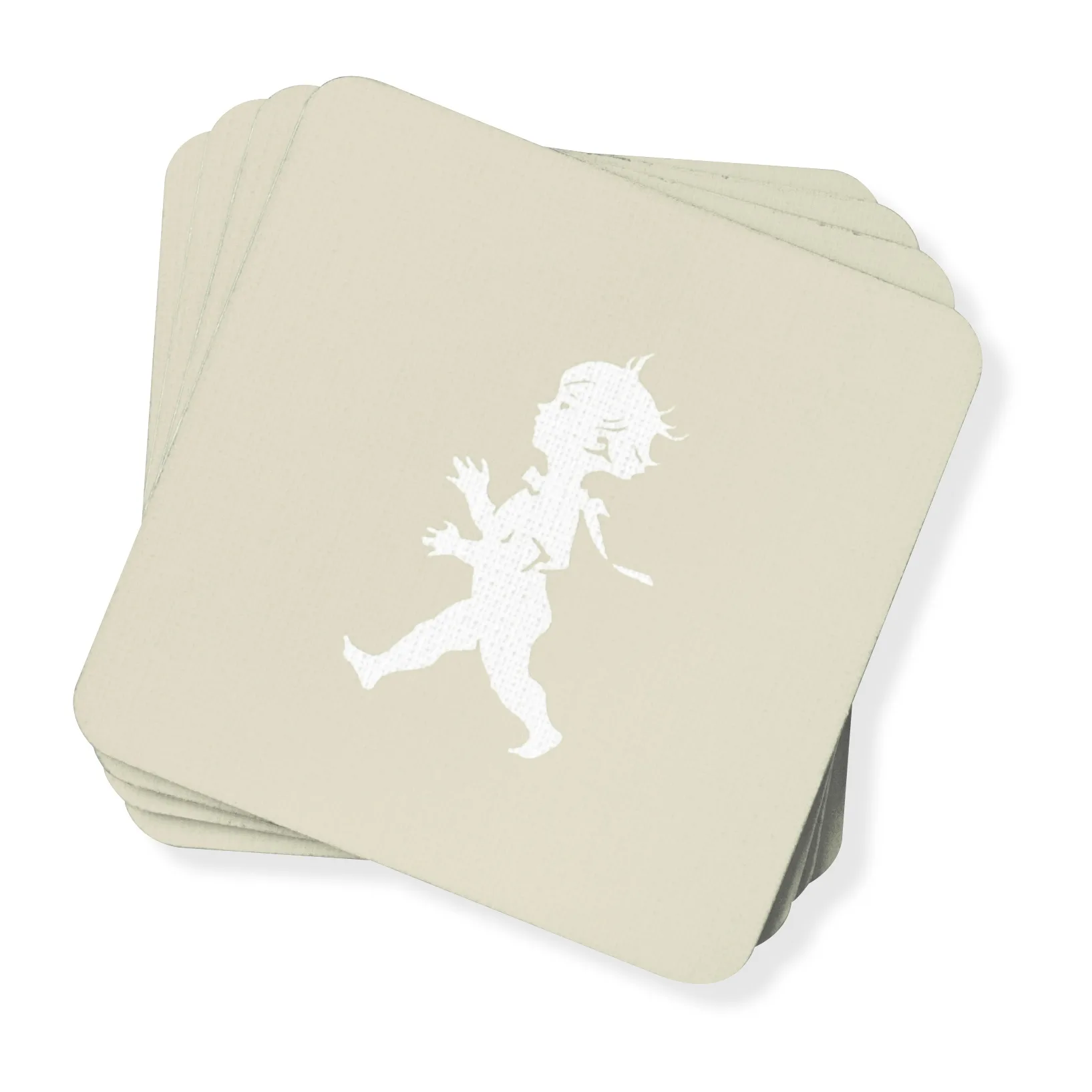 Podkładka pod szklankę lub kubek Solstickan 10x10 cm 4-pak, Piaskowy Solstickan Design