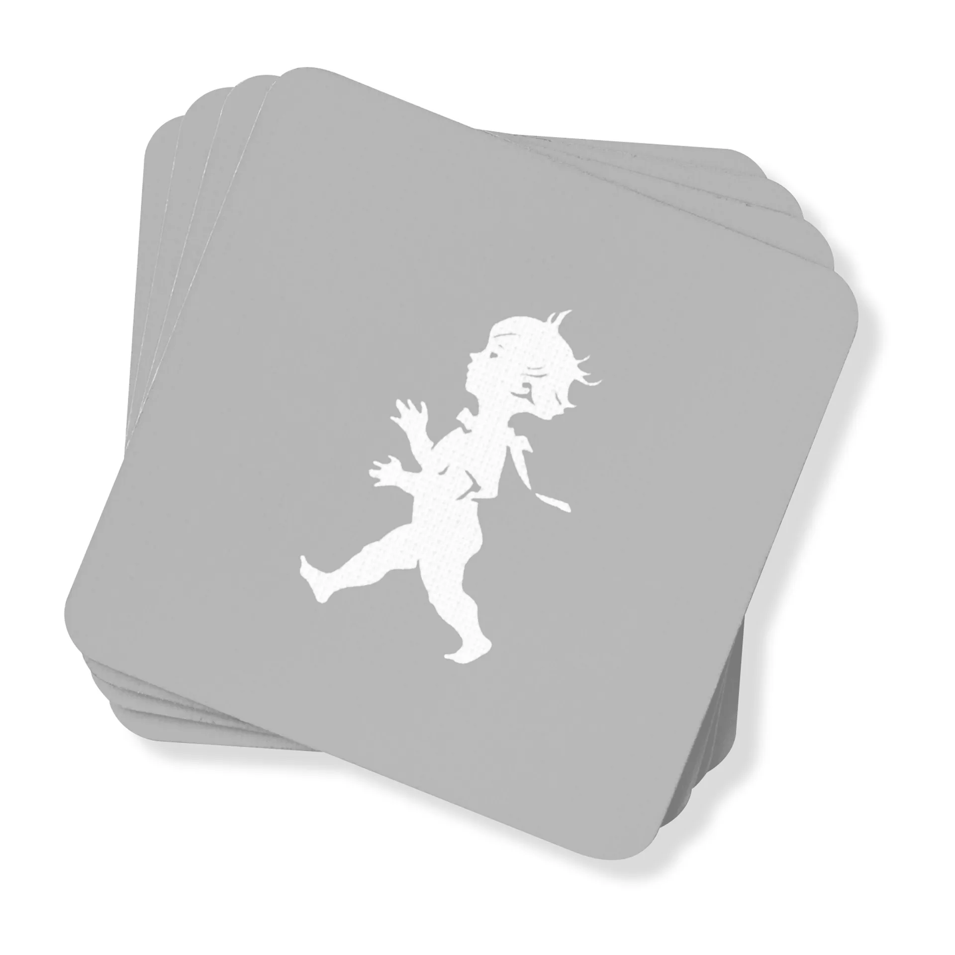 Podkładka pod szklankę lub kubek Solstickan 10x10 cm 4-pak, Szary Solstickan Design