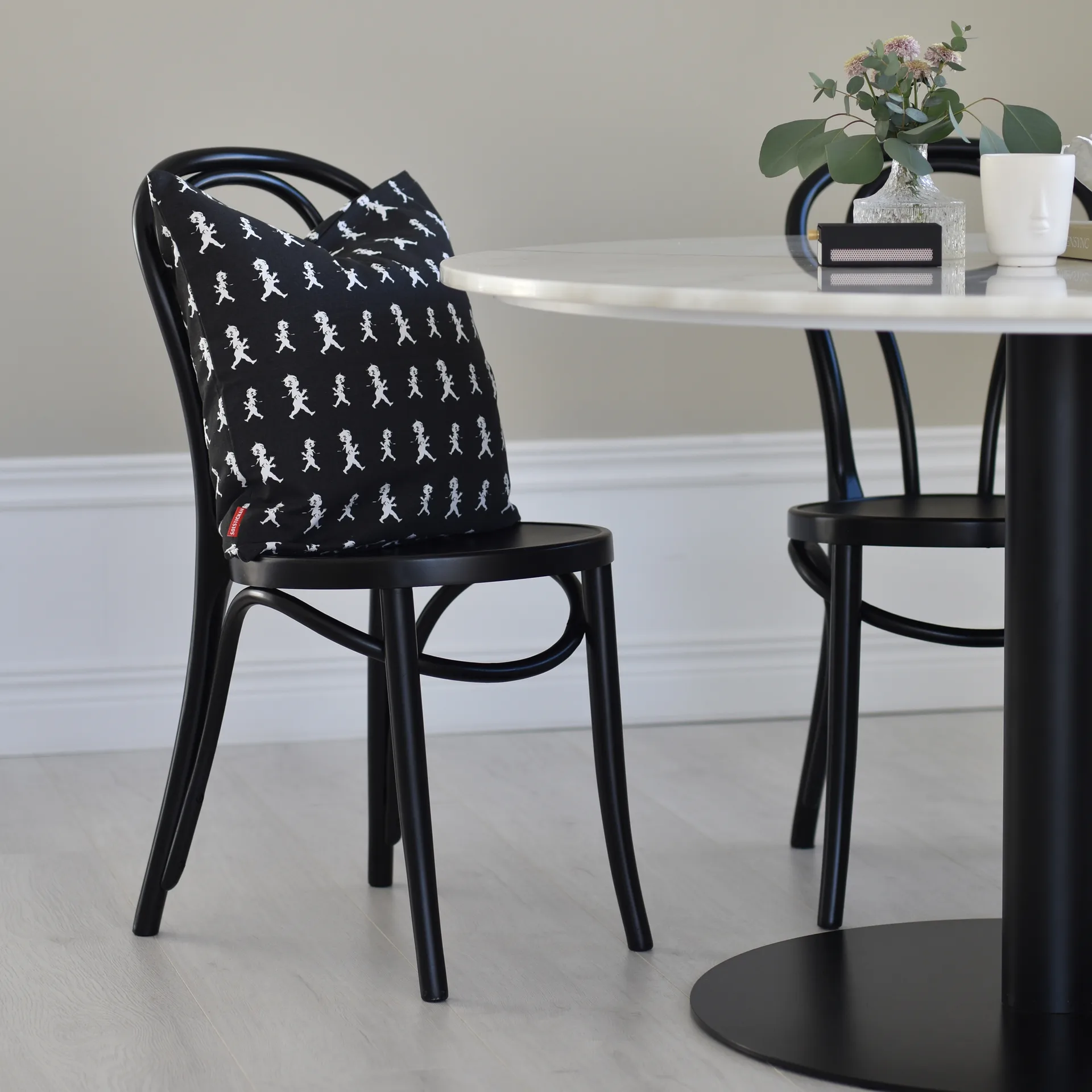 Poszewka na poduszkę Solstickan 50x50 cm, Czarny Solstickan Design