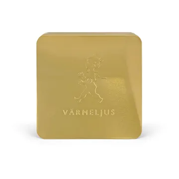 Pudełko na tealighty Solstickan 21x21 cm - Złoto - Solstickan Design