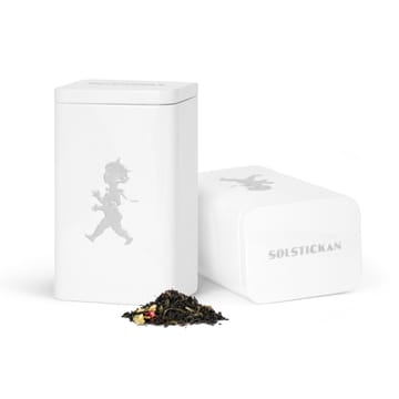 Puszka na herbatę Solstickan 15,2 cm - Biały błyszczący - Solstickan Design