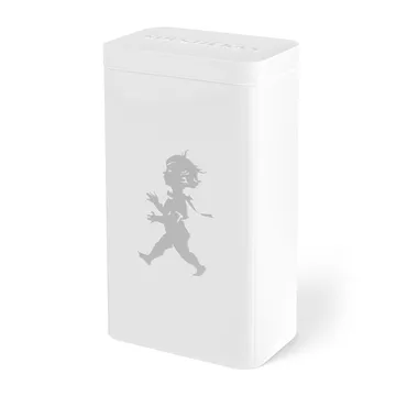 Puszka na kawę Solstickan 20,5 cm - Biały błyszczący - Solstickan Design