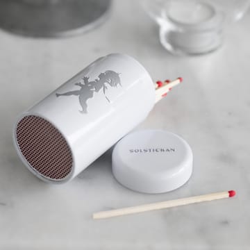 Puszka na zapałki Solstickan 100 -pak - Biała - Solstickan Design