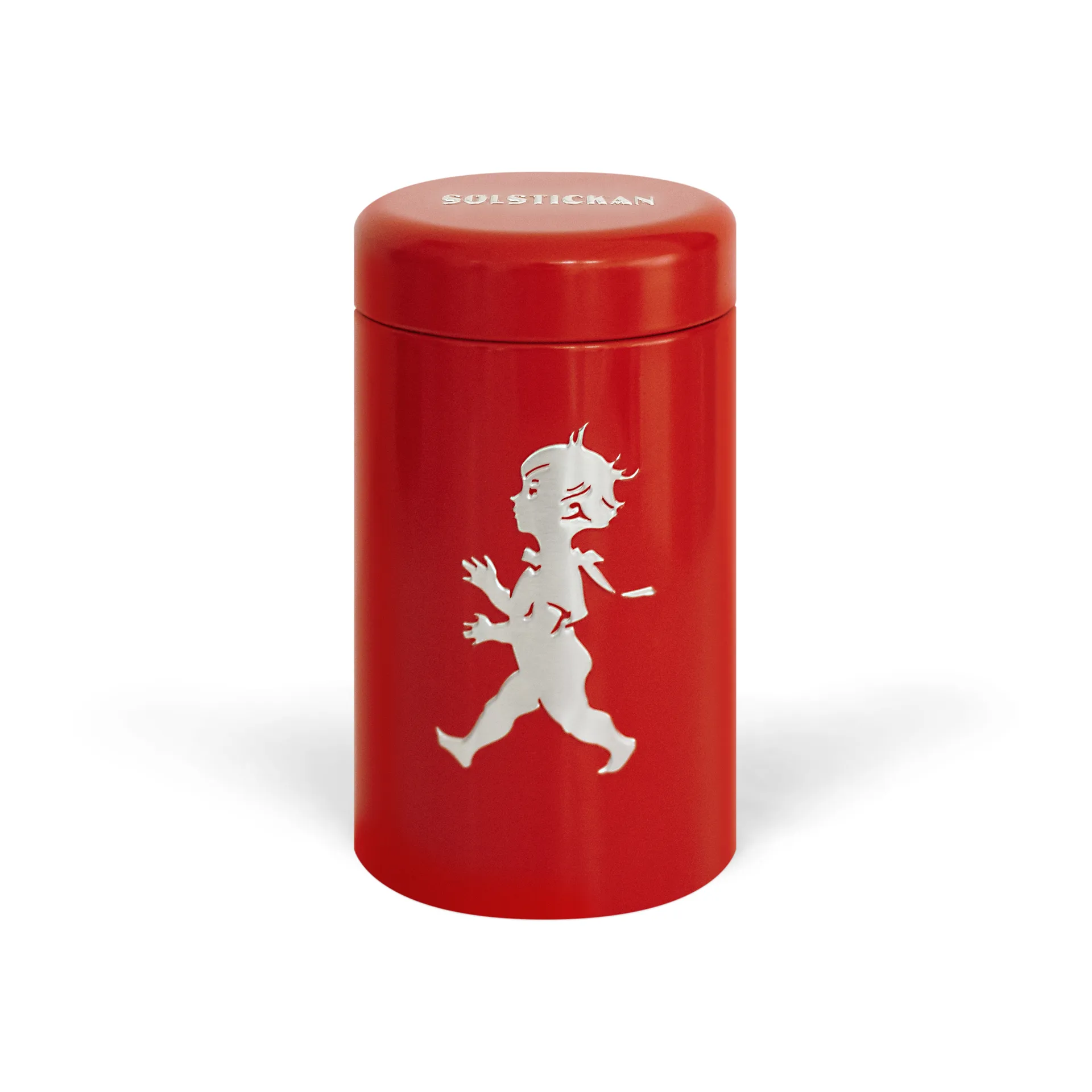 Puszka na zapałki Solstickan 100 -pak, Czerwona Solstickan Design